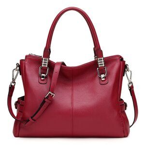 9038 Leather Handbag Shoulder Purse Satchel Tote Crossbody Bag